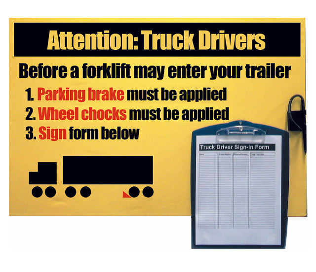 Wheel Chock Safety System - Forklift Training Safety Products