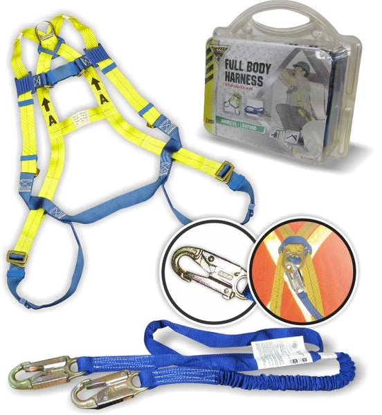 Safety Harness & Lanyard Combo