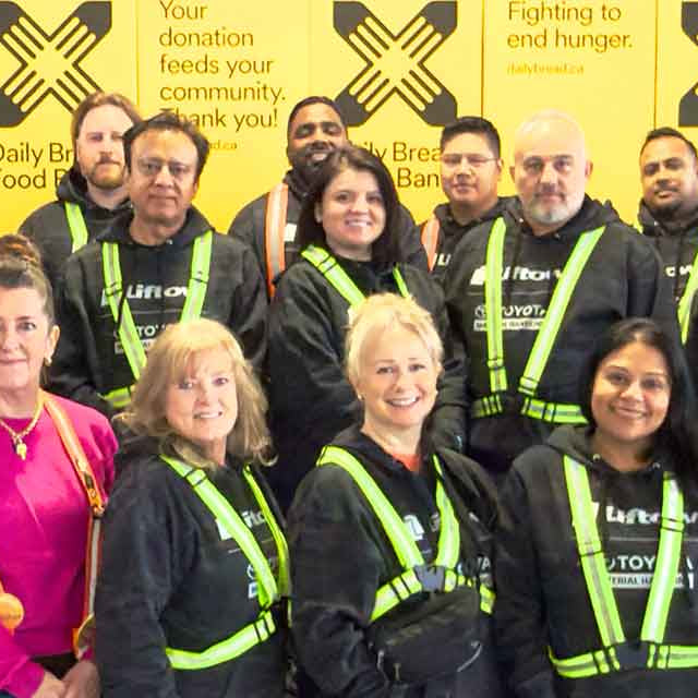 Liftow in support of Daily Bread Food Bank in Toronto