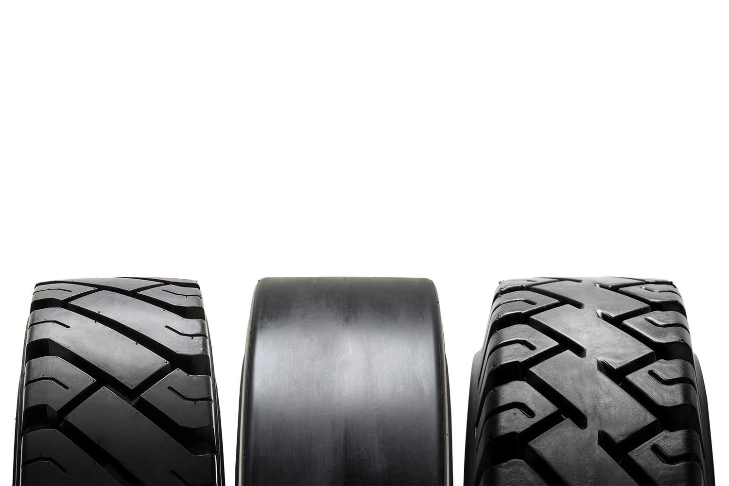 We carry a wide variety of quality forklift tires for all applications