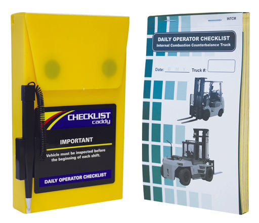 Checklist Caddy Kit - 1 Book & Case - Forklift Training Safety Products